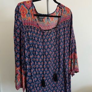 Colorful loose dress